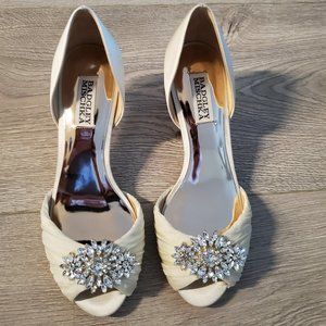 Badgley Mischka Satin Heels
